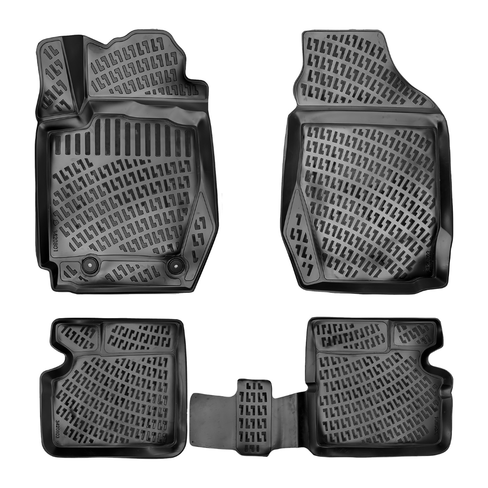 Set covorase auto din cauciuc, UMBRELLA 60198, pentru Toyota Corolla IX E120, E130 2000