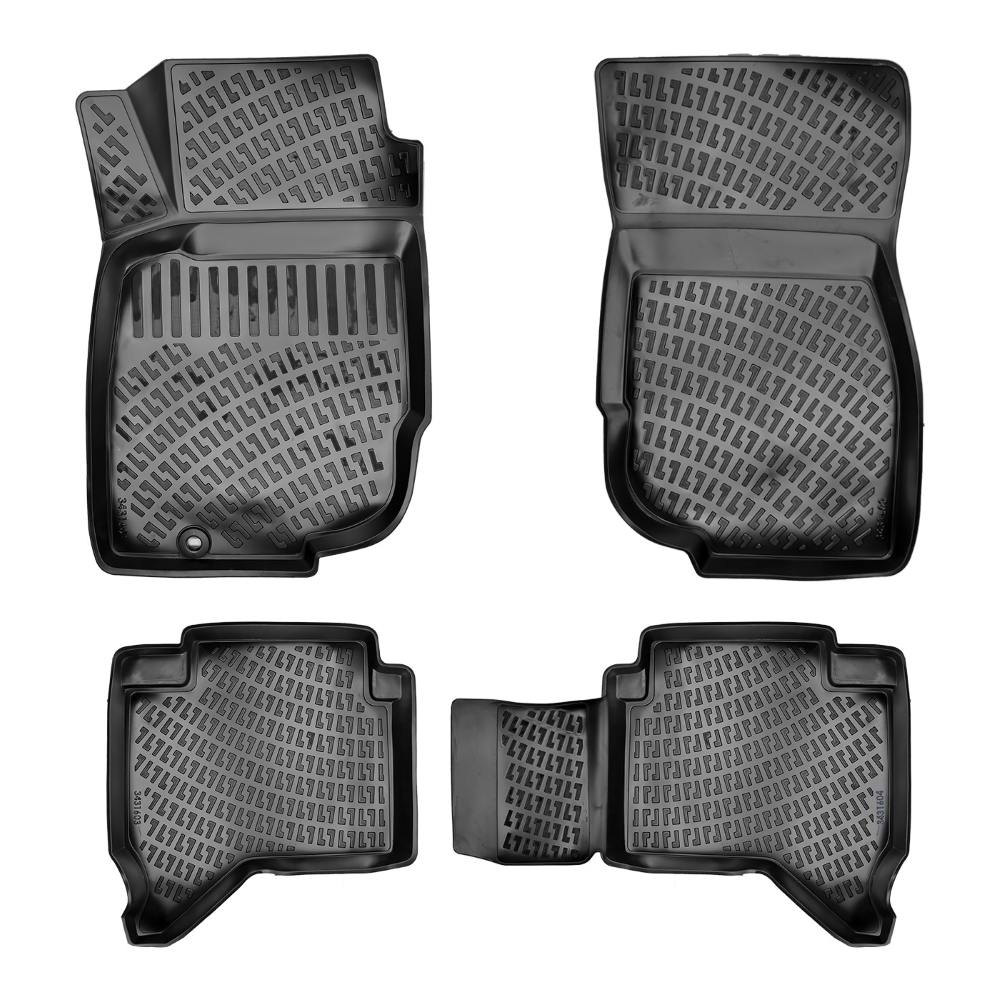 Set covorase auto din cauciuc, UMBRELLA 60210, pentru Toyota Hilux VII 2004-2015