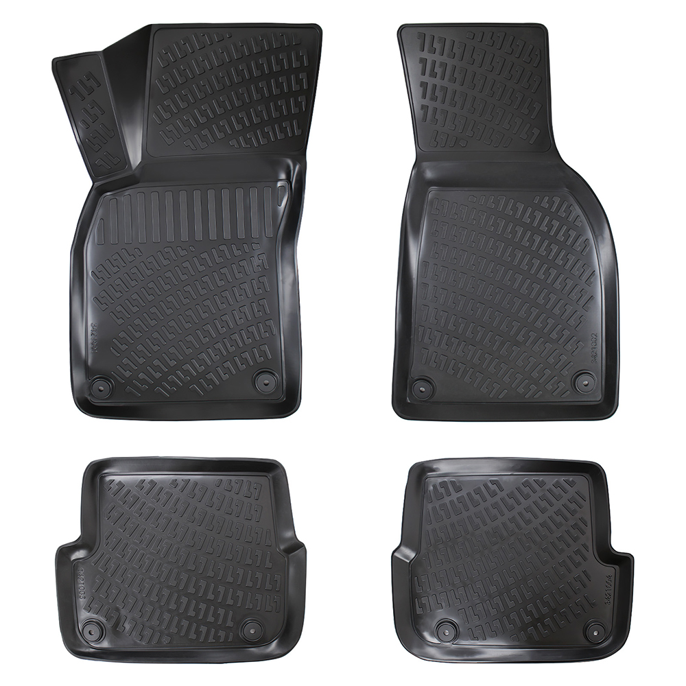 Set covorase auto din cauciuc, UMBRELLA 57695, pentru Audi A6 C6 Typ 4F, 2004-2011