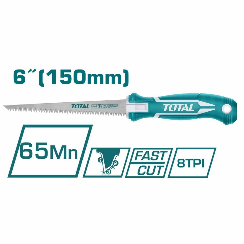 Fierastrau pentru placi de gips-carton TOTAL, THWBSW626, 150 mm