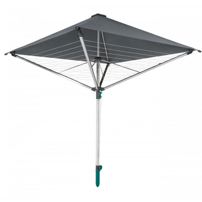 Uscator de rufe cu prelata LEIFHEIT LinoProtect 400 82100, lungime de uscare 40 m, gri