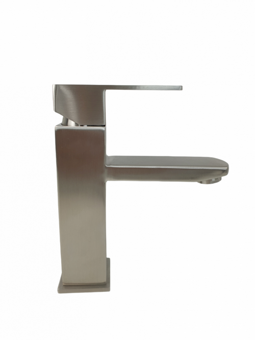 Baterie lavoar MIXXUS KUB-001 din otel inoxidabil, monocomanda, racorduri incluse