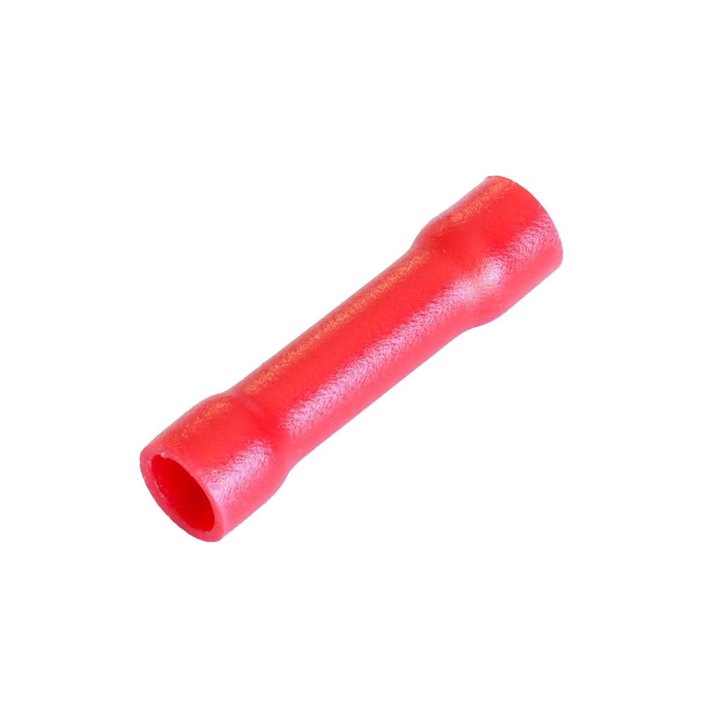 Set 100 mansoane electrice TECNOPART 71521, izolate total, cilindric, 4 mm, rosii