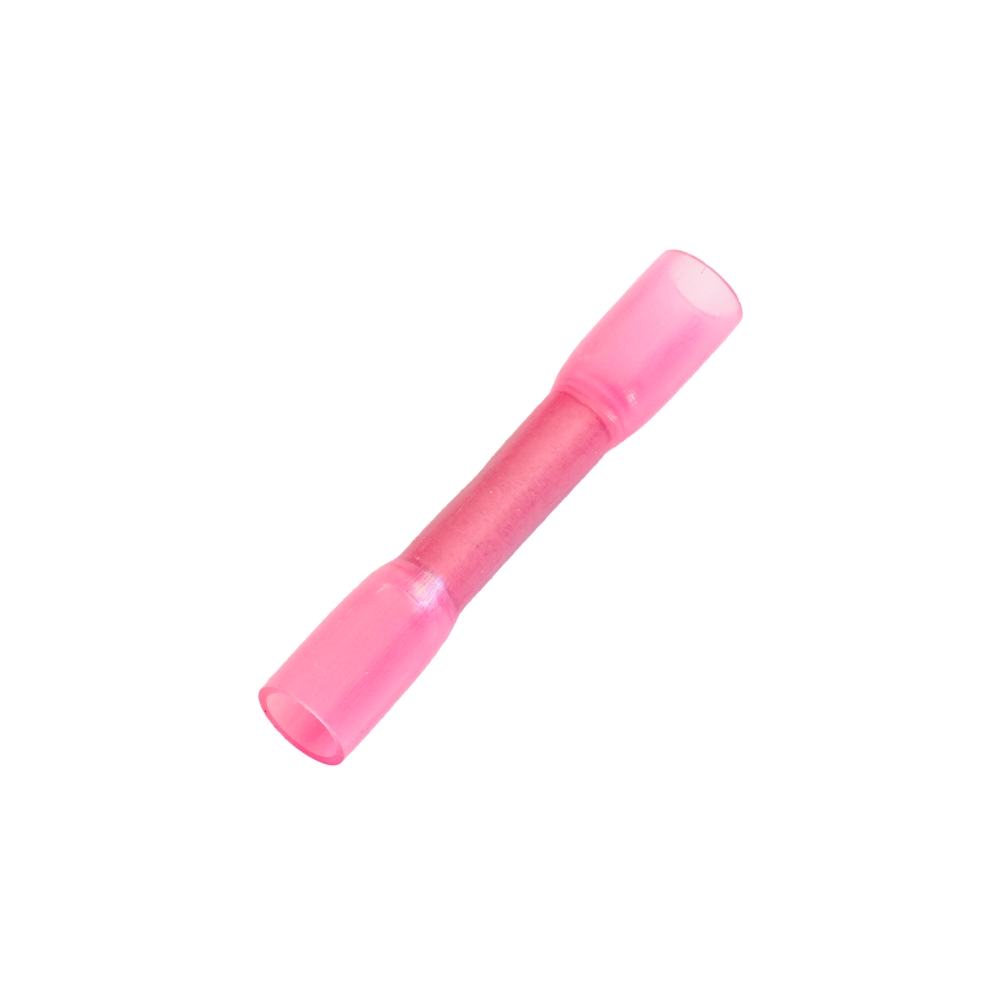 Set 100 mansoane termocontractabile TECNOPART 71520, de lipit, 4 mm, rosii