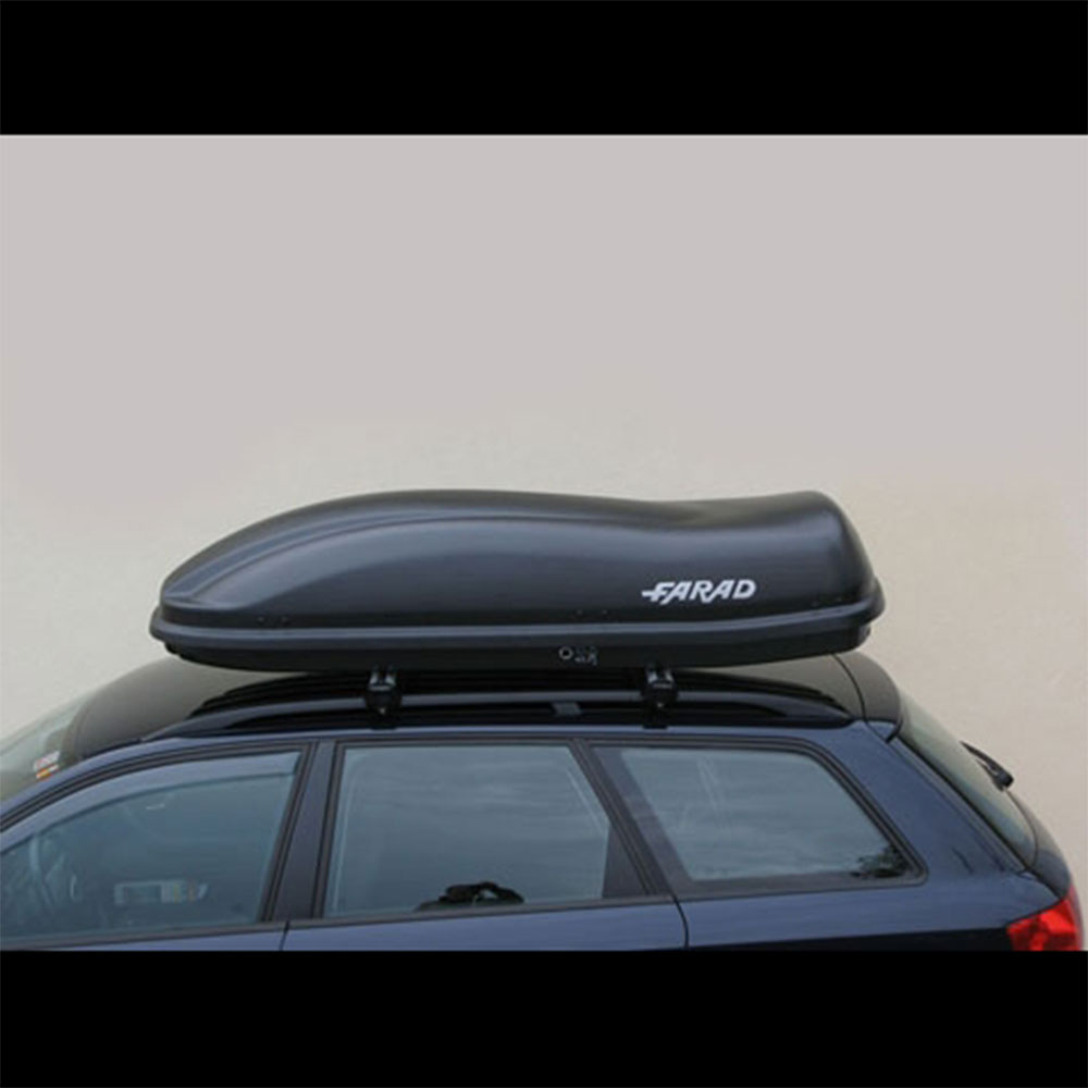 Cutie portbagaj auto FARAD Merlin 1-9431 N/6 NERO GOFFR, volum 480 L, culoare negru mat