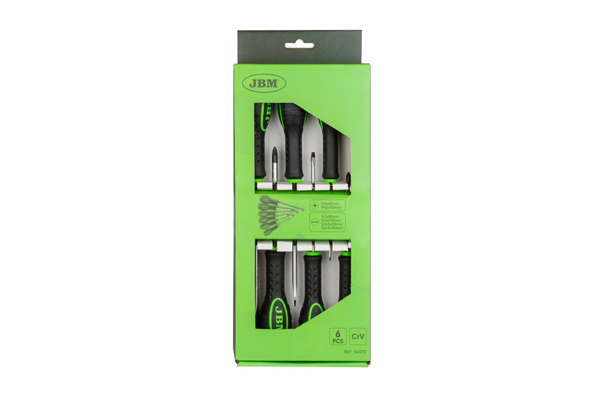 Set 6 surubelnite JBM 82096, 2 Philips, 4 plate