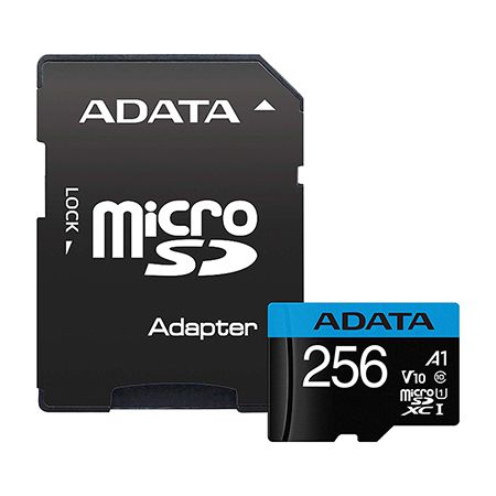 Card microSD ADATA PLYMSD256GA10, capacitate 256 GB, clasa 10