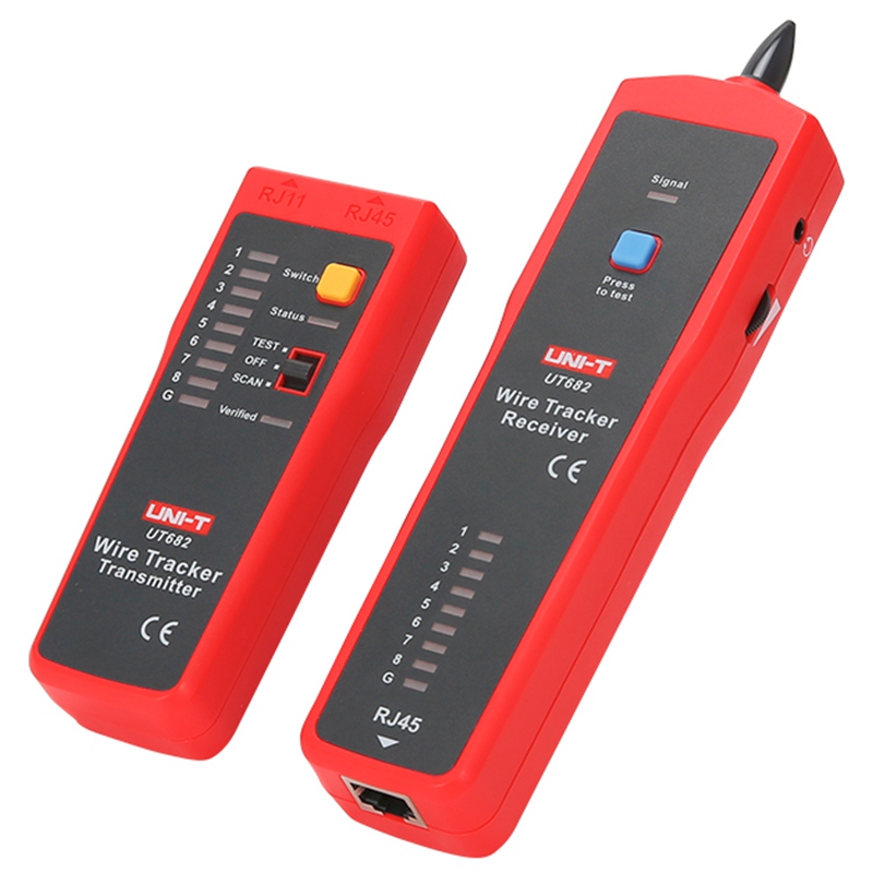 Tester continuitate cablu UNI-T MIE0292, 2 baterii, transmitator si receptor