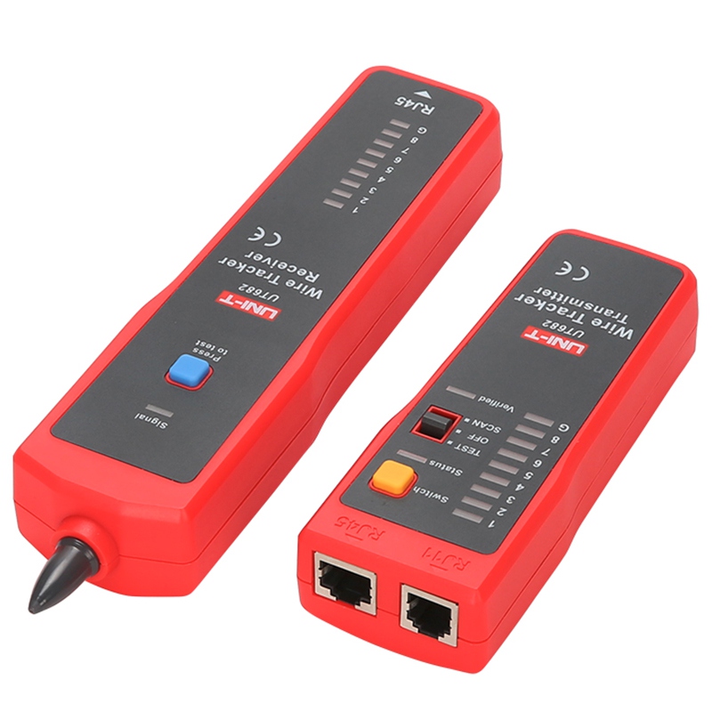 Tester continuitate cablu UNI-T MIE0292, 2 baterii, transmitator si receptor