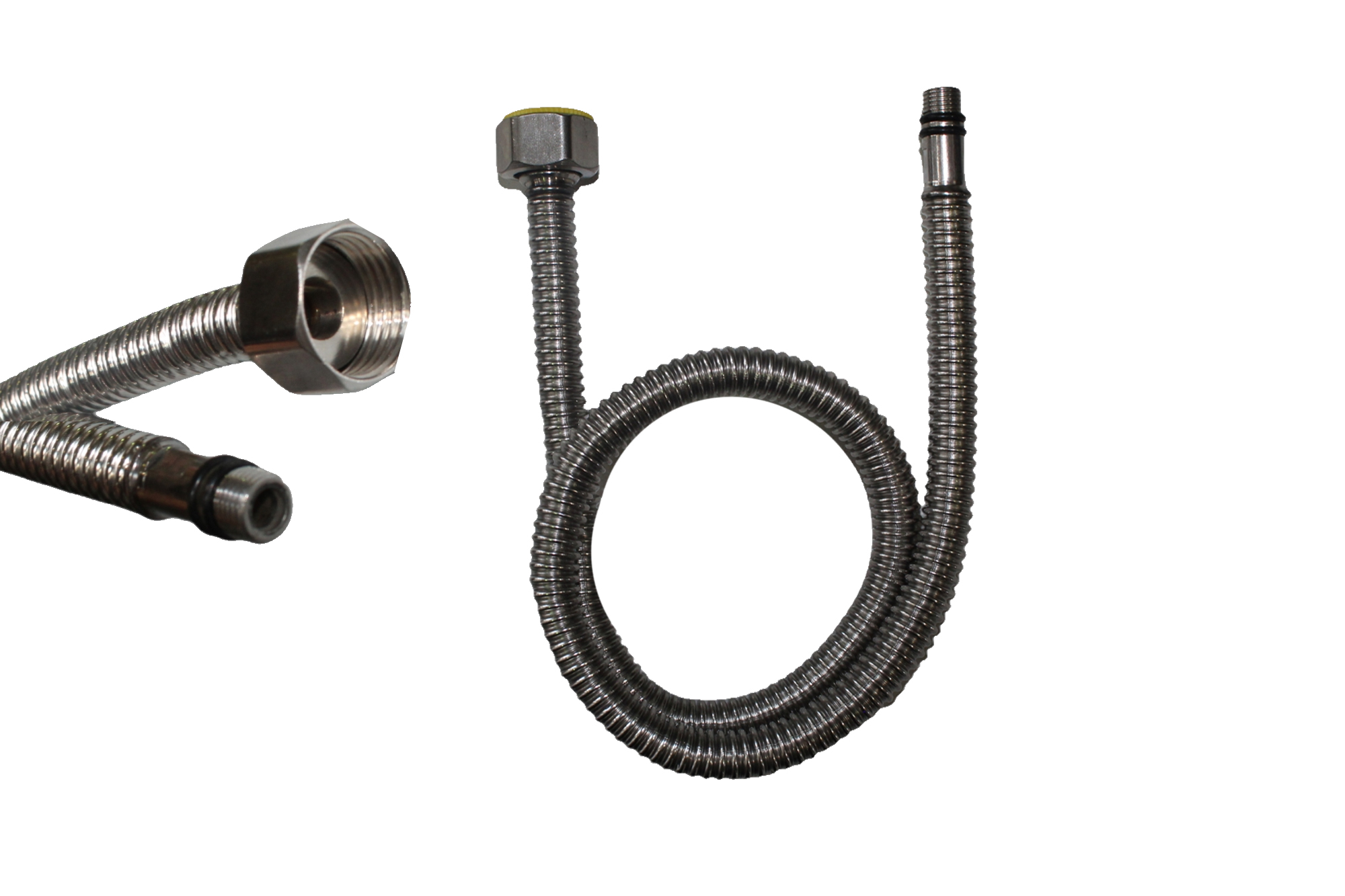Set furtun de dus CHAMPION 11130, flexibil F 1/2 inch - M 10-60 cm, inox
