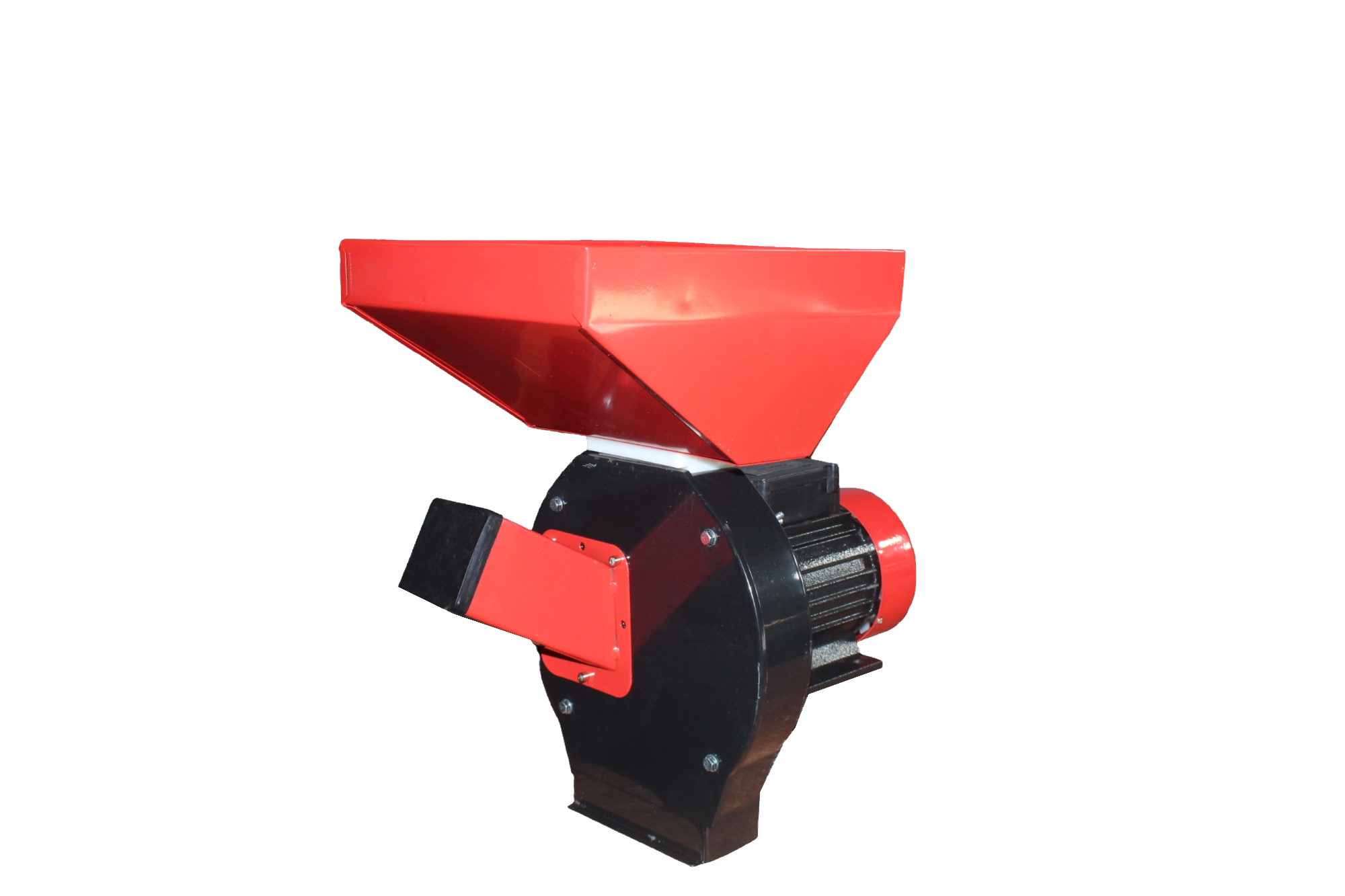 Moara electrica ELEFANT EM-1.1E, 3900 W, taiere cu cutite, 3000 rpm, 340 kg/h, 4 site, rosie