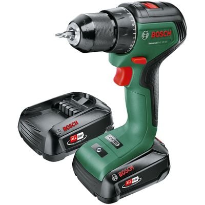 Masina de gaurit si insurubat cu acumulator, BOSCH 06039D7002 UniversalDrill 18V-60, 2 trepte de putere, 18 V, 60 Nm