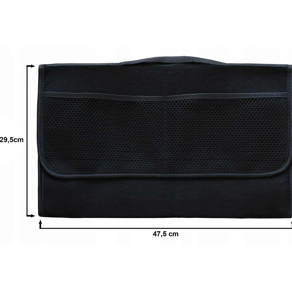 Organizator pentru portbagaj MEGA DRIVE 74340, 47.5 cm x 16 cm x 29.5 cm, negru