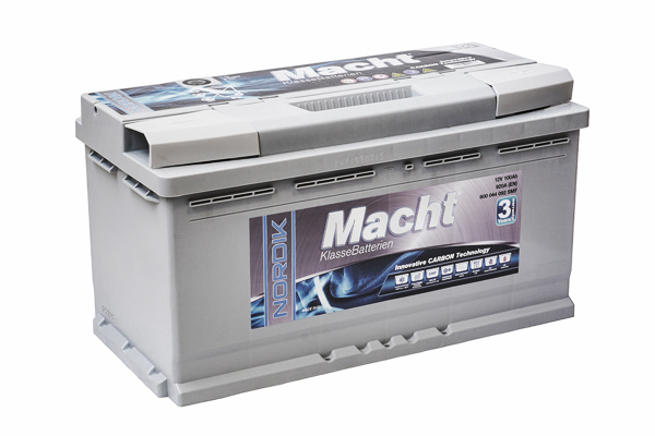 Baterie auto MACHT 19908, NORDIK, tensiune 12 V, acumulator 100 Ah, 920 A, dimensiune 353 x 175 x 190 mm