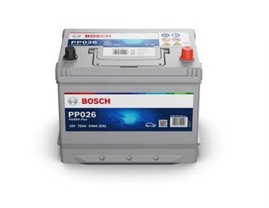 Baterie auto, de pornire, BOSCH Power Plus Line 0092PP0260, tensiune 12 V, amperaj 70 Ah, curent pornire 540 A, borna normala dreapta +