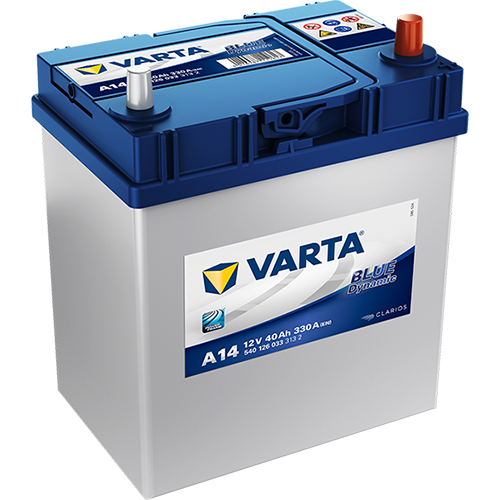 Baterie auto VARTA Blue Dynamic A14 540126033 3132, 12 V, 40 Ah, 330 A, Asia, borna normala