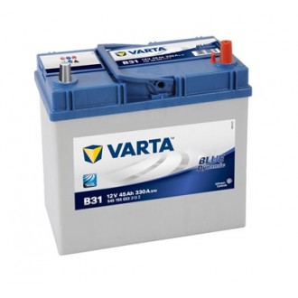Baterie auto VARTA Blue Dynamic B31 545155033 3132, 12 V, 45 Ah, 330 A, Asia, borna normala, subtire, 238x129x227 mm