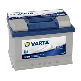 Baterie auto VARTA Blue Dynamic D59 560409054 3132, 12 V, 60 Ah, 540 A, 242x175x175 mm