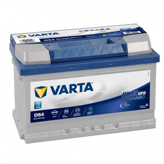 Baterie auto VARTA Blue Dynamic Start-Stop EFB D54 565500065 D842, 12 V, 65 Ah, 650 A, 278x175x175 mm