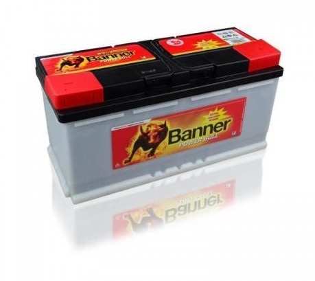 Baterie auto BANNER Power Bull Professional P110 40, tensiune 12 V, amperaj 110 Ah, curent pornire 850A