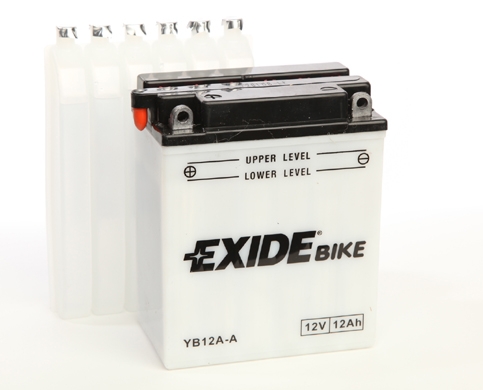 Baterie motocicleta EXIDE Conventional EBYB12A-A, tensiune 12 V, amperaj 12 Ah, curent pornire 165 A