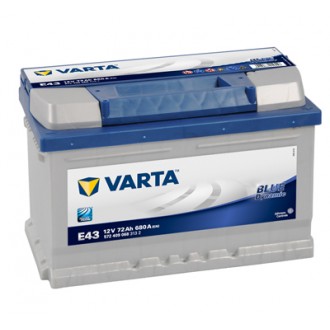 Baterie auto VARTA Blue Dynamic E43 572409068 3132, 12 V, 72 Ah, 680 A, 278x175x175 mm