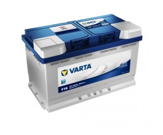 Baterie auto VARTA Blue Dynamic F16 580400074 3132, 12 V, 80 Ah, 740 A, 315x175x190 mm