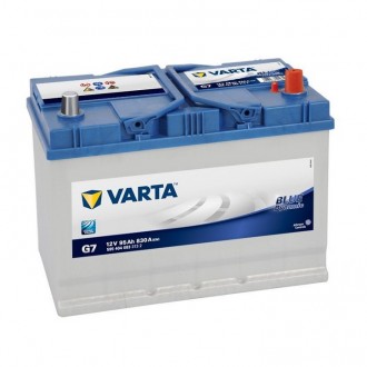 Baterie auto VARTA Blue Dynamic G7 595404083 3132, 12 V, 95 Ah, 830 A, Asia, borna normala, 306x173x225 mm