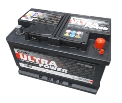 Baterie auto QWP Ultra Power WEP5700, tensiune 12 V, amperaj 70 Ah, curent pornire 640 A