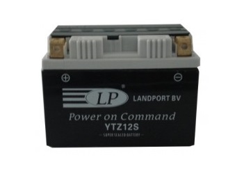 Baterie motocicleta LANDPORT AGM LP YTZ12-S, tensiune 12 V, amperaj 11 Ah, cu pachet acid