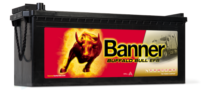 Baterie camioane BANNER Buffalo Bull EFB 740 17, tensiune 12 V, amperaj 240 Ah, curent pornire 1200 A