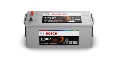 Baterie camioane BOSCH 0092TP0E77, tensiune 12 V, amperaj 185 Ah, curent pornire 1100 A