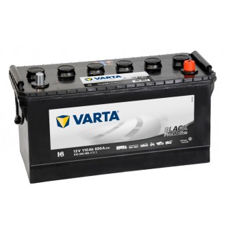 Baterie camioane VARTA ProMotive Black I6 610050085 A742, tensiune 12 V, amperaj 110 Ah, curent pornire 850 A