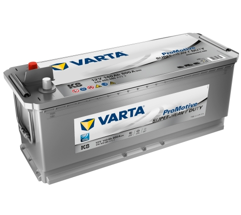 Baterie camioane VARTA ProMotive Super Heavy Duty K8 640400080 A732, tensiune 12 V, amperaj 140 Ah, curent pornire 800 A