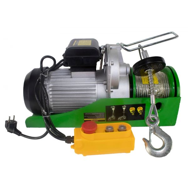 Troliu electric PROCRAFT TP1000, 1600 W, cu kit montare, greutate nominala ridicata 1000 kg, inaltime ridicare 20 metri