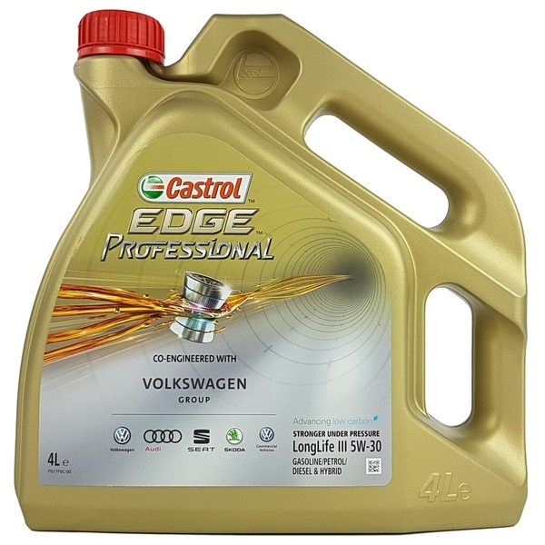 Ulei motor CASTROL Edge Professional LongLife III 5W30 157EA4, volum 4 litri, sintetic