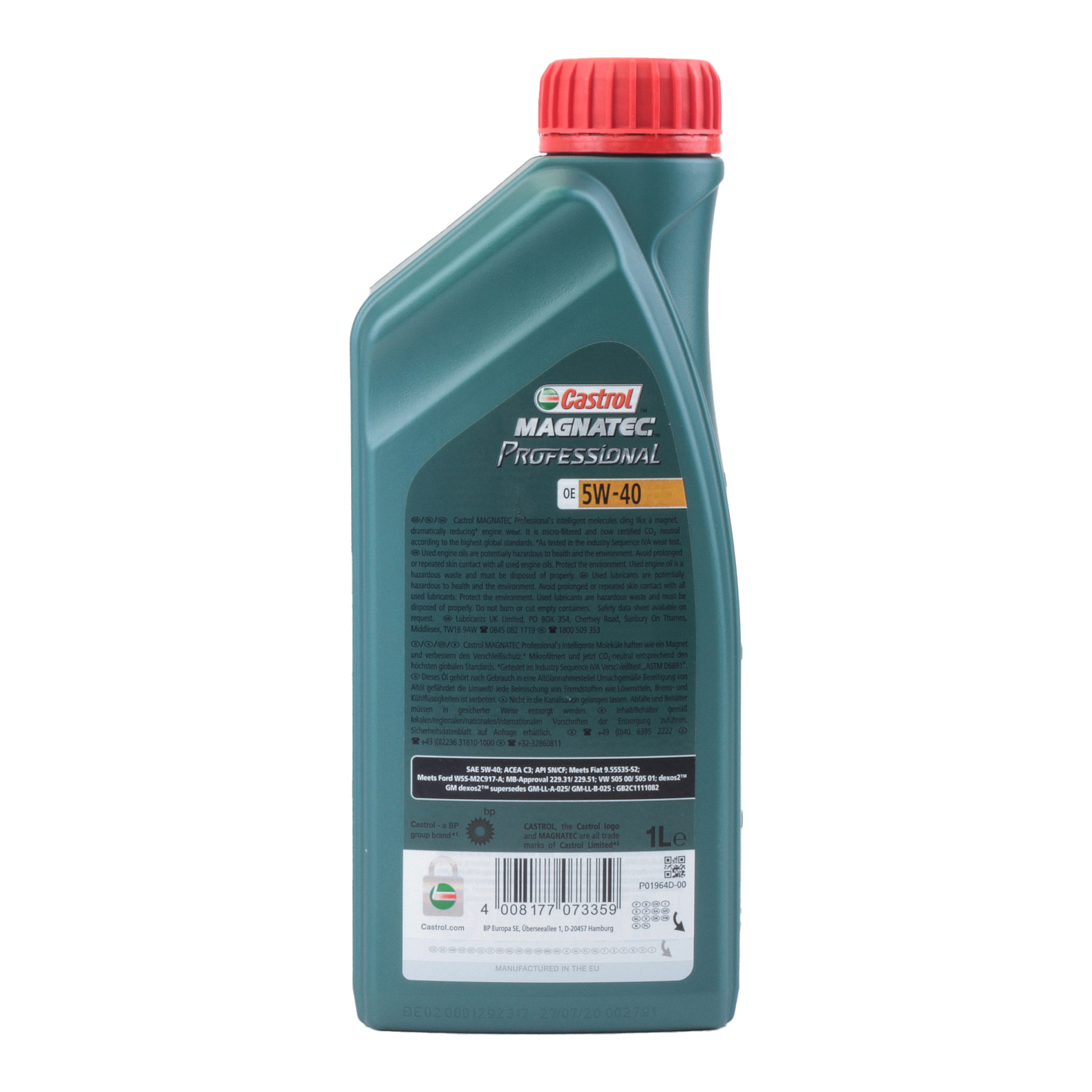 Ulei motor CASTROL Magnatec Professional OE 5W40 1508A8, volum 1 litru, sintetic
