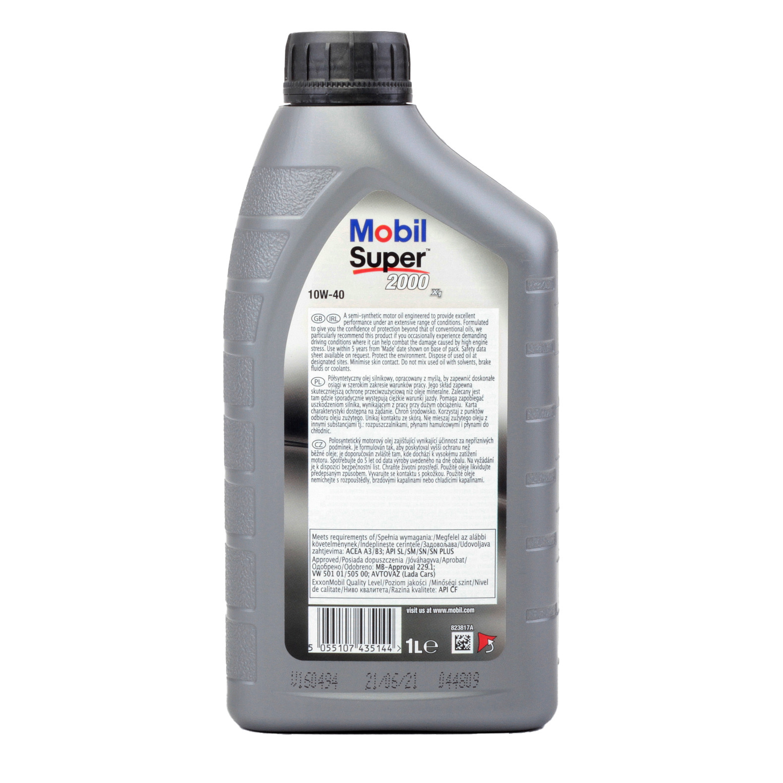 Ulei motor MOBIL Super 2000 X1 10W40, volum 1 litru, semi sintetic