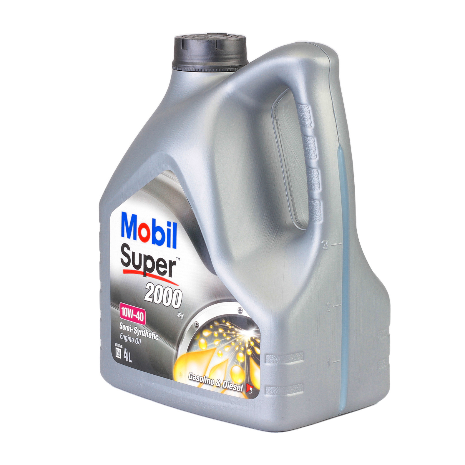 Ulei motor MOBIL Super 2000 X1 10W40, volum 4 litri, semi sintetic