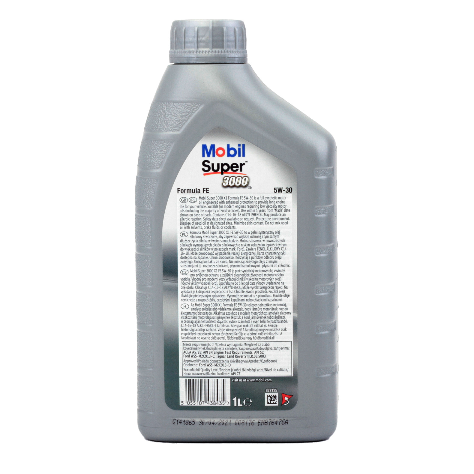 Ulei motor MOBIL Super 3000 X1 Formula FE 5W30, volum 1 litru, sintetic