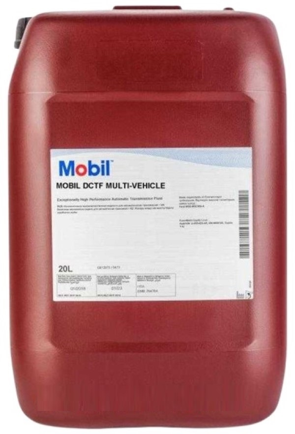 Ulei pentru transmisie auto cu dublu ambreiaj MOBIL DCTF Multi Vehicle 156317, volum 20 litri, sintetic