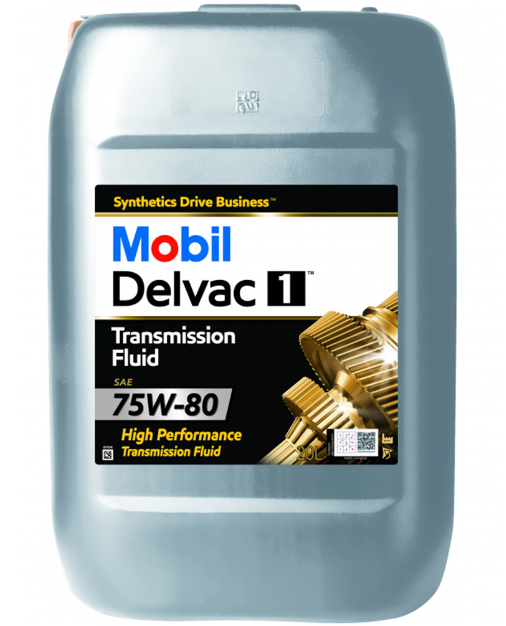 Ulei pentru cutia de viteze manuala MOBIL Delvac 1 Transmission Fluid 75W80, volum 20 litri