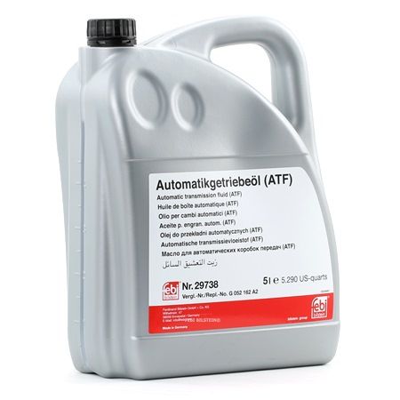 Ulei pentru cutie viteze automata FEBI BILSTEIN ATF IV 29738, volum 5 litri, galben