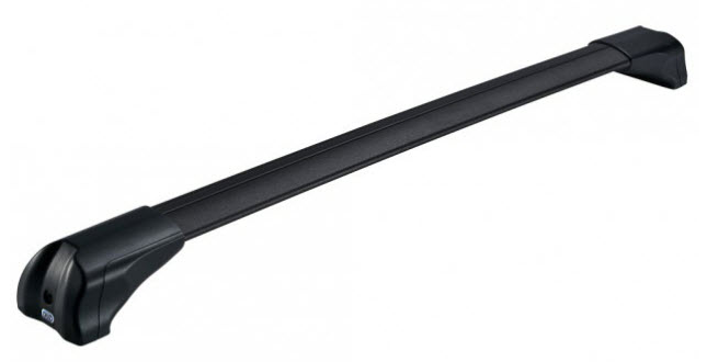 Bara transversala aerodinamica CRUZ Airo Fuse Dark 106 CZ925-737, lungime 106 cm, profil aluminiu cu picioare integrate, negru