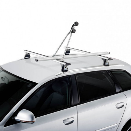 Suport auto pentru bicicleta CRUZ Rack CZ940-010, cu prindere pe barele transversale, sistem antifurt
