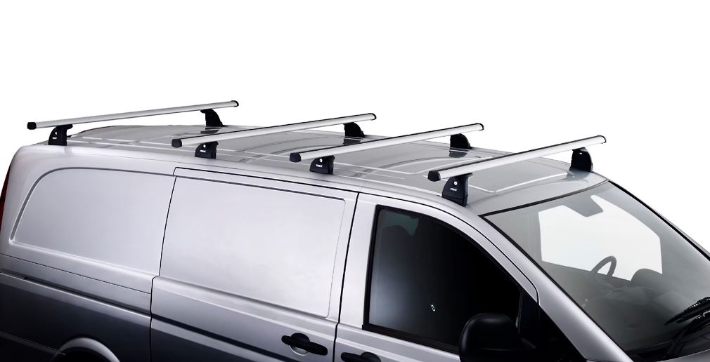 Set 2 bare transversale THULE Professional Bar 1200 390000, pentru sistemul de portbagaj Thule Evo, lungime 120 cm, aluminiu