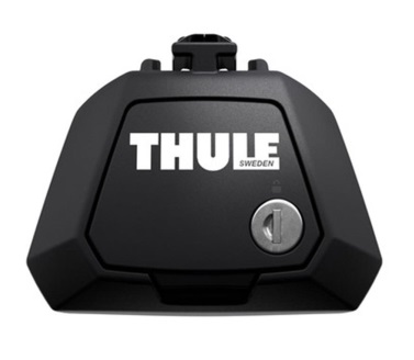 Set 4 picioare de prindere pentru barele transversale Thule EVO 710410, cu prindere pe bare longitudinale