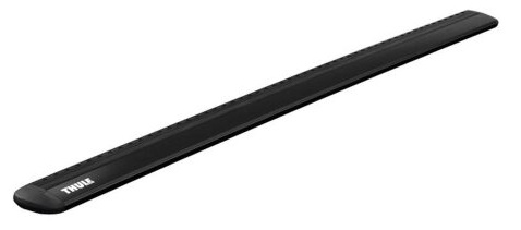 Set 2 bare transversale din aluminiu THULE WingBar EVO 118 711220, profil aerodinamic, culoare negru, lungime 118 cm