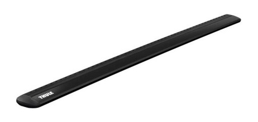 Set 2 bare transversale din aluminiu THULE WingBar EVO 127 711320, profil aerodinamic, culoare negru, lungime 127 cm