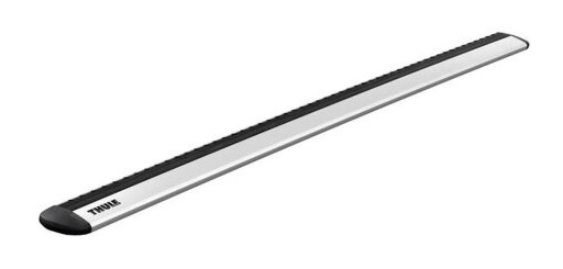 Set 2 bare transversale din aluminiu THULE WingBar EVO 135 711400, profil aerodinamic, culoare argintiu, lungime 135 cm